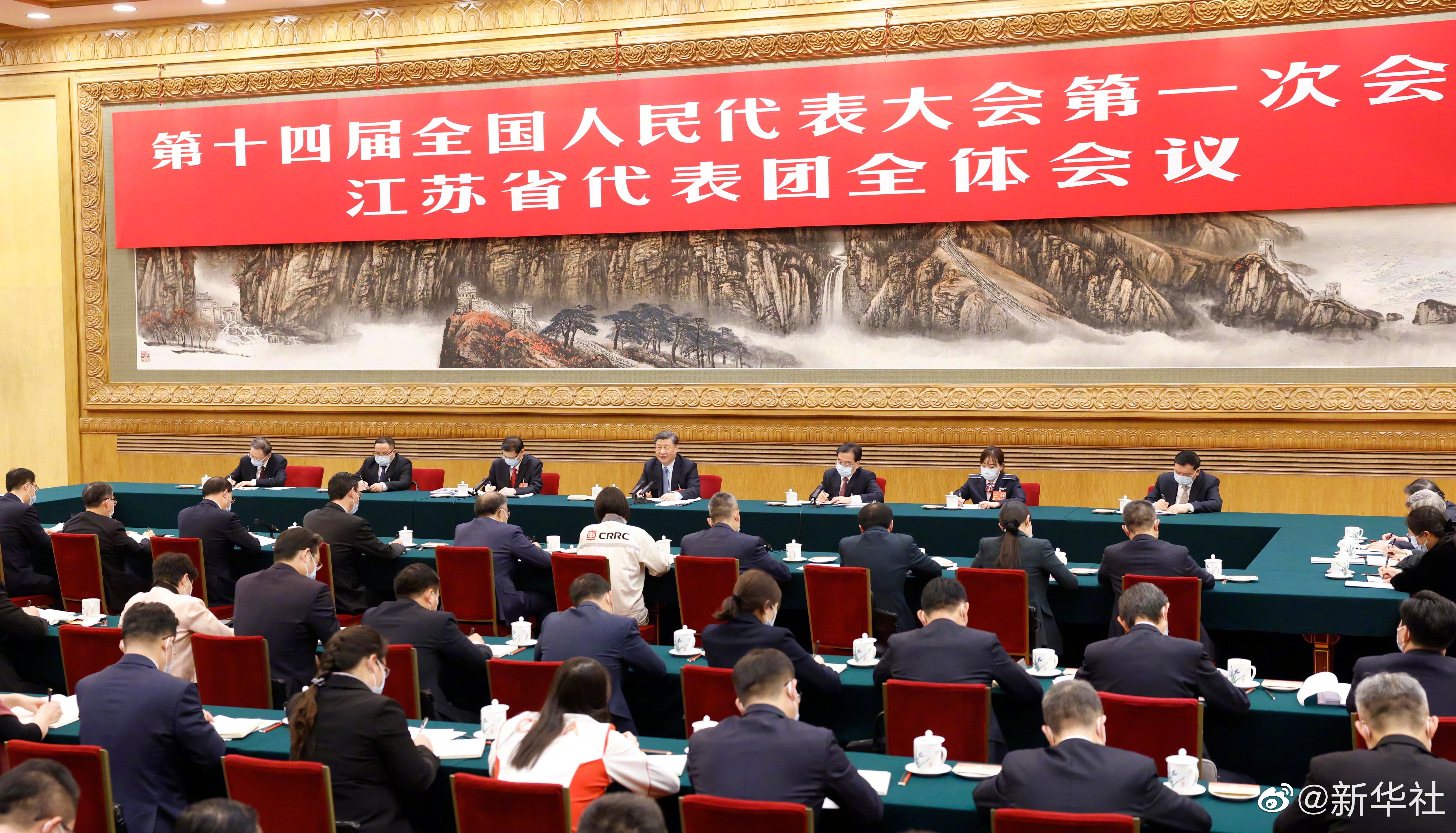 习近平总书记参加江苏代表团审议，现场听取FH至尊集团汇报发言，对FH至尊五年发展给予充分肯定和殷切期望