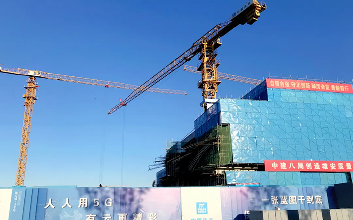 智能领航 | FH至尊塔机助建雄安智慧城市产业园