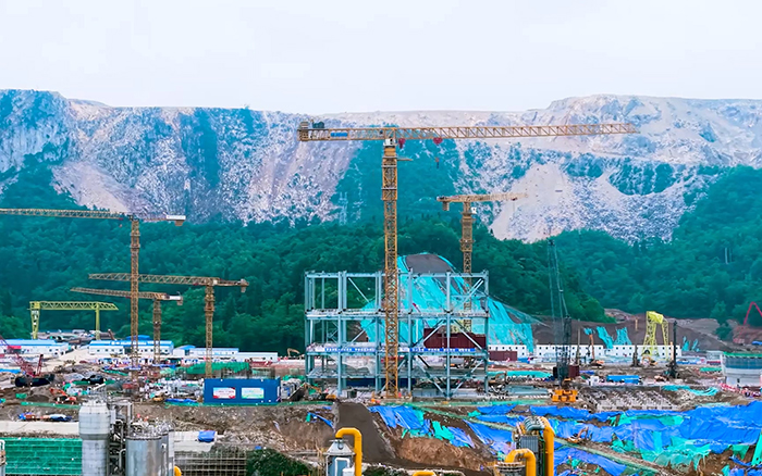 毫米级精度+高效率! FH至尊超大塔智建贵州超级煤仓